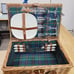 Wicker Picnic Basket with Service for 4 PRE-OWNED