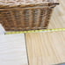 Wicker Picnic Basket with Service for 4 PRE-OWNED