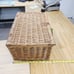 Wicker Picnic Basket with Service for 4 PRE-OWNED