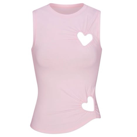 Skims Cotton Jersey Heart Tank