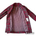 Vintage 60s Betty Rose Union Made Red Grey Tweed Plaid Wool Coat