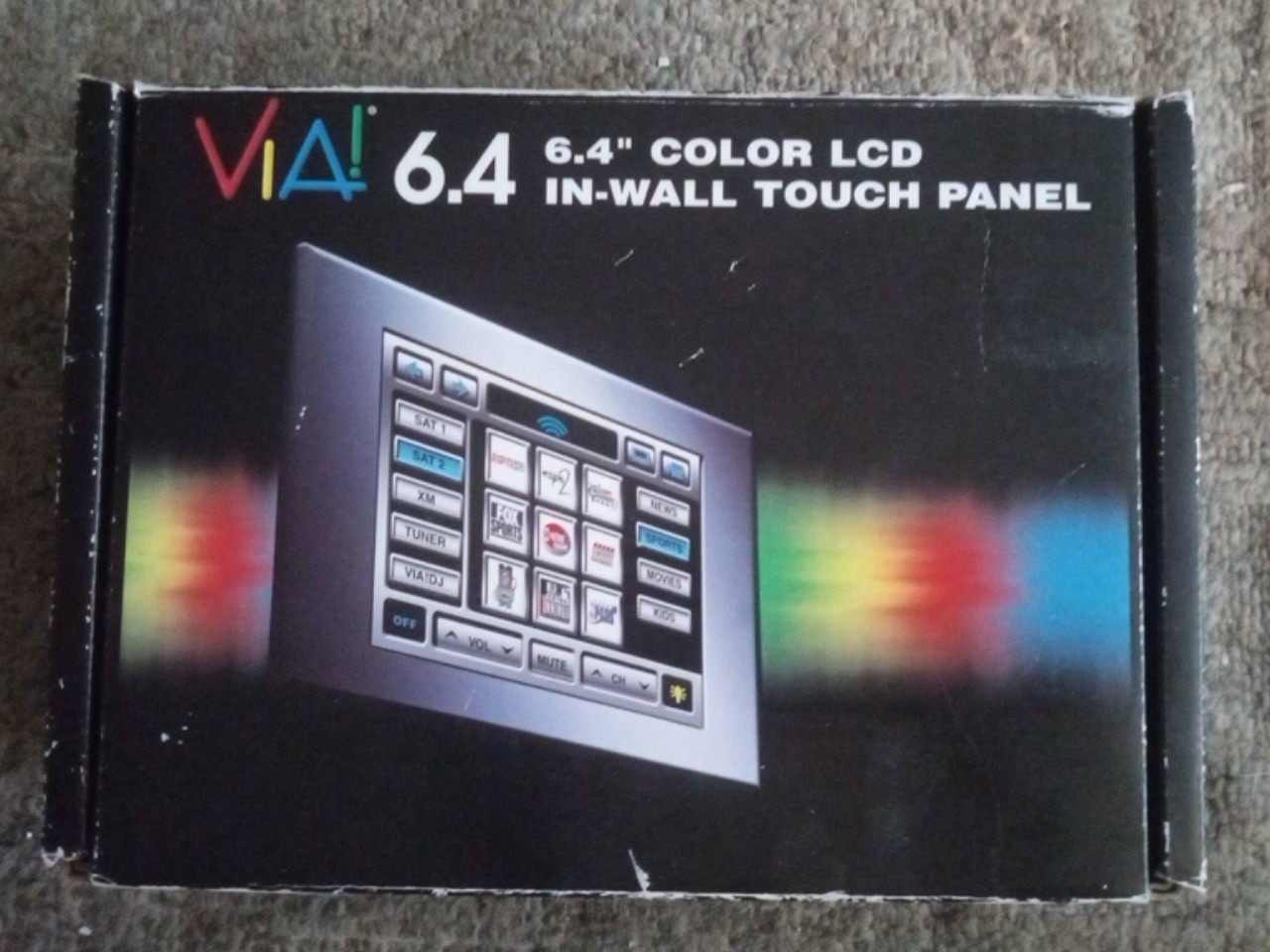Elan Via VIA40 4 Wide Screen Touch Panel (White)