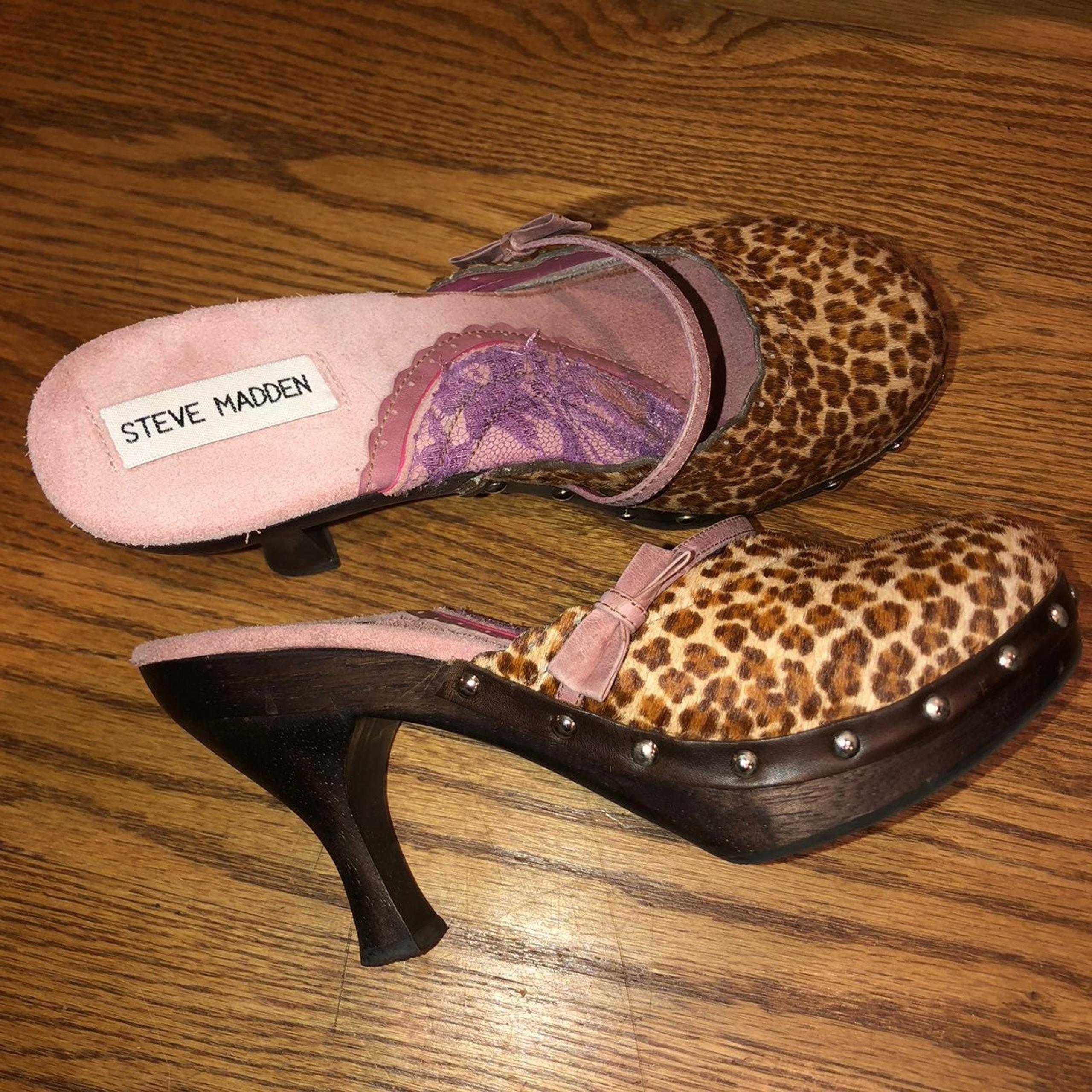 Steven madden vintage mule clog heel
