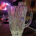 Crystal Pitcher Cut Leaves Flame Pattern  Euport Violetta Crystal Pitcher