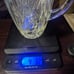 Crystal Pitcher Cut Leaves Flame Pattern  Euport Violetta Crystal Pitcher