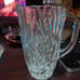 Crystal Pitcher Cut Leaves Flame Pattern  Euport Violetta Crystal Pitcher