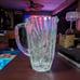 Crystal Pitcher Cut Leaves Flame Pattern  Euport Violetta Crystal Pitcher