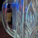 Crystal Pitcher Cut Leaves Flame Pattern  Euport Violetta Crystal Pitcher