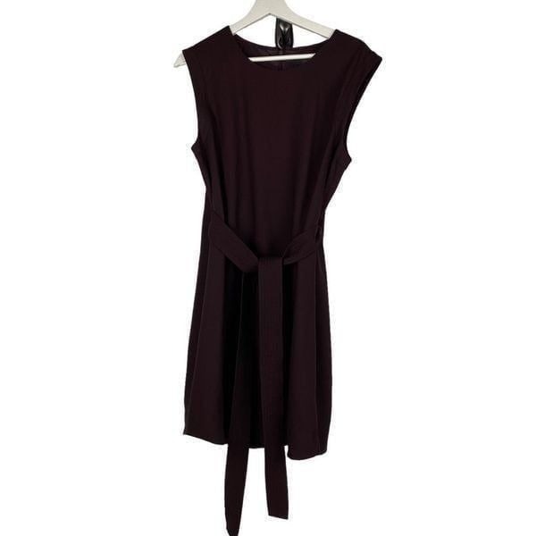 J. Crew Women's Italian Wool Crepe Belted Dress size 10