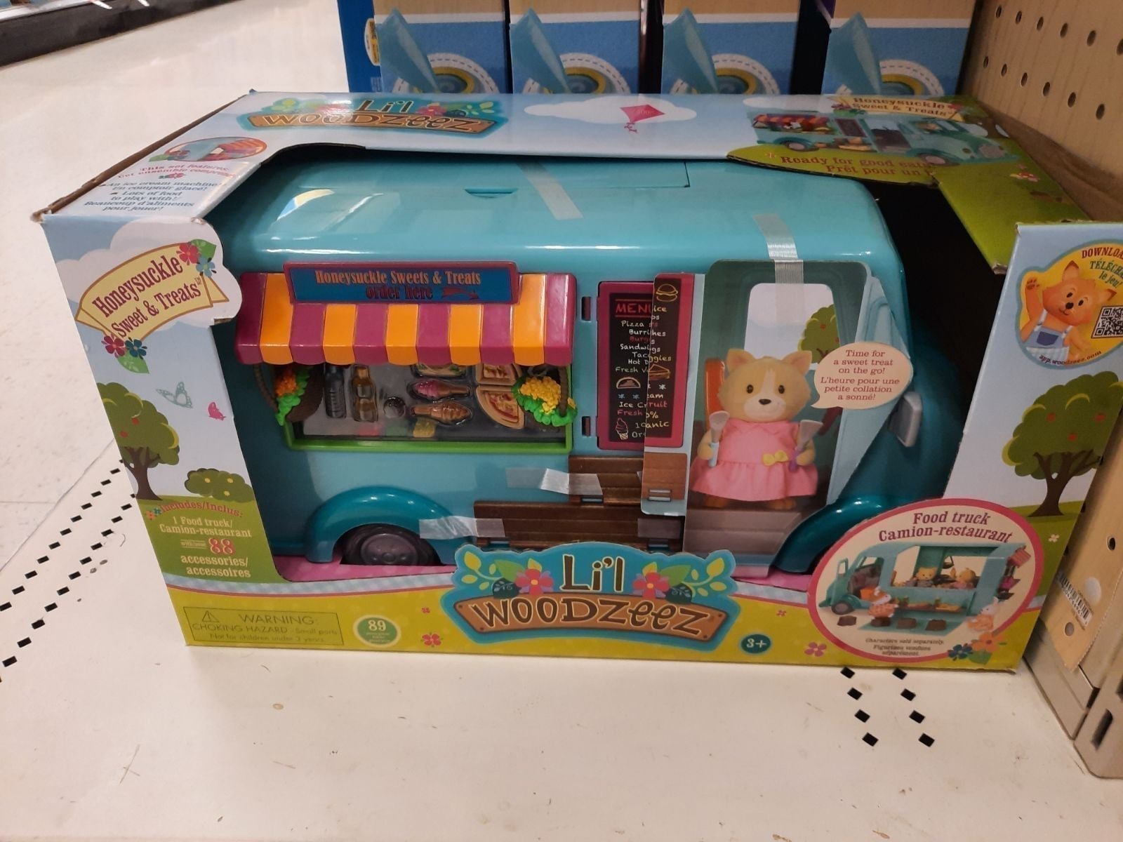 Lil Woodzeez Food Truck Set New