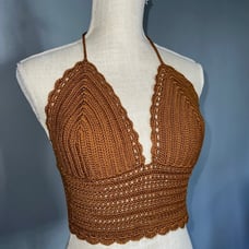 crochet knit tops