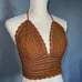 crochet knit tops
