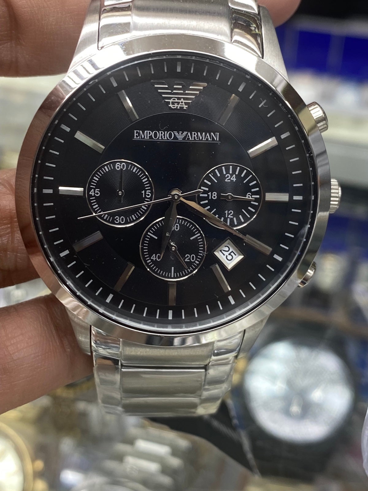 Emporio Armani Brand Watch for Men Watch 42 mm Diameter Brand New Water Resis