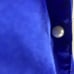 Vintage Victoria’s Secret Gold Label Satin Polyester Blue Button Up Shirt Small