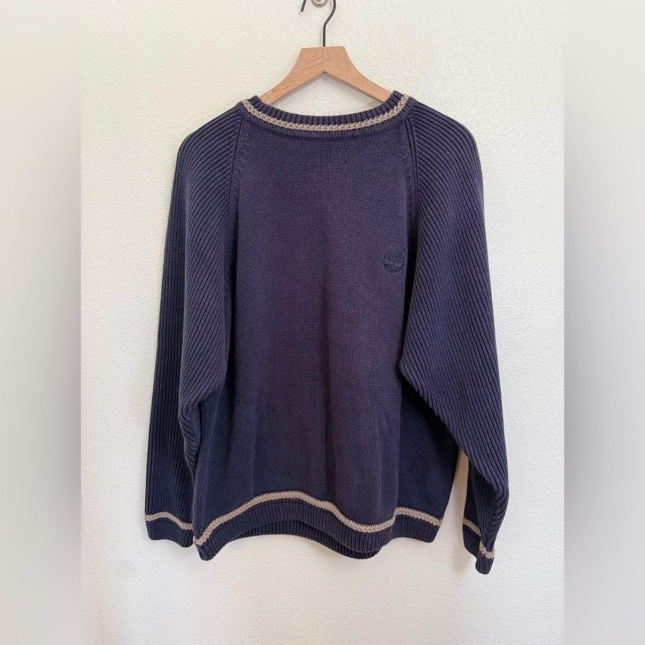 Timberland Vintage 90’s Men’s Navy Crewneck Sweater Large