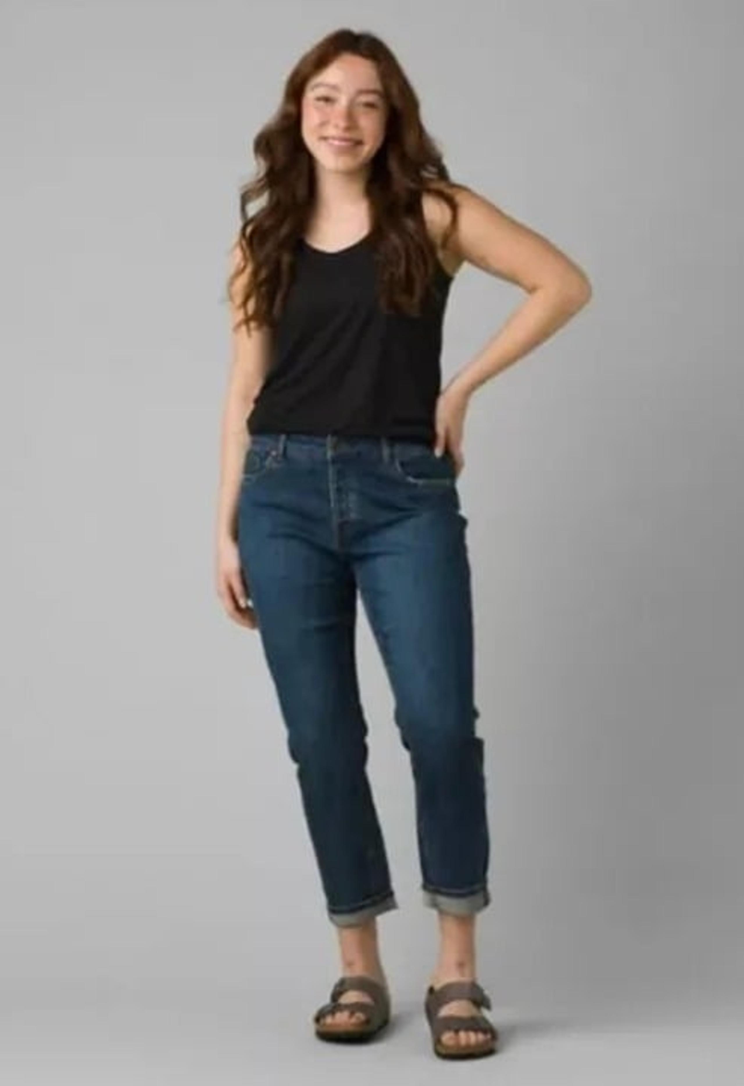 PRANA Buxton Organic Easy Fit Button Fly Boyfriend Jean / Sizes 0/ NWT
