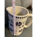 Shannonbridge Pottery Ireland Small Pitcher Flower Purple white