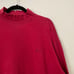 Vintage Burberry Shirt Mens Large Red Turtleneck Logo Embroidered Cotton Preppy