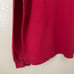 Vintage Burberry Shirt Mens Large Red Turtleneck Logo Embroidered Cotton Preppy