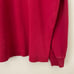 Vintage Burberry Shirt Mens Large Red Turtleneck Logo Embroidered Cotton Preppy
