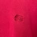Vintage Burberry Shirt Mens Large Red Turtleneck Logo Embroidered Cotton Preppy