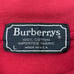 Vintage Burberry Shirt Mens Large Red Turtleneck Logo Embroidered Cotton Preppy