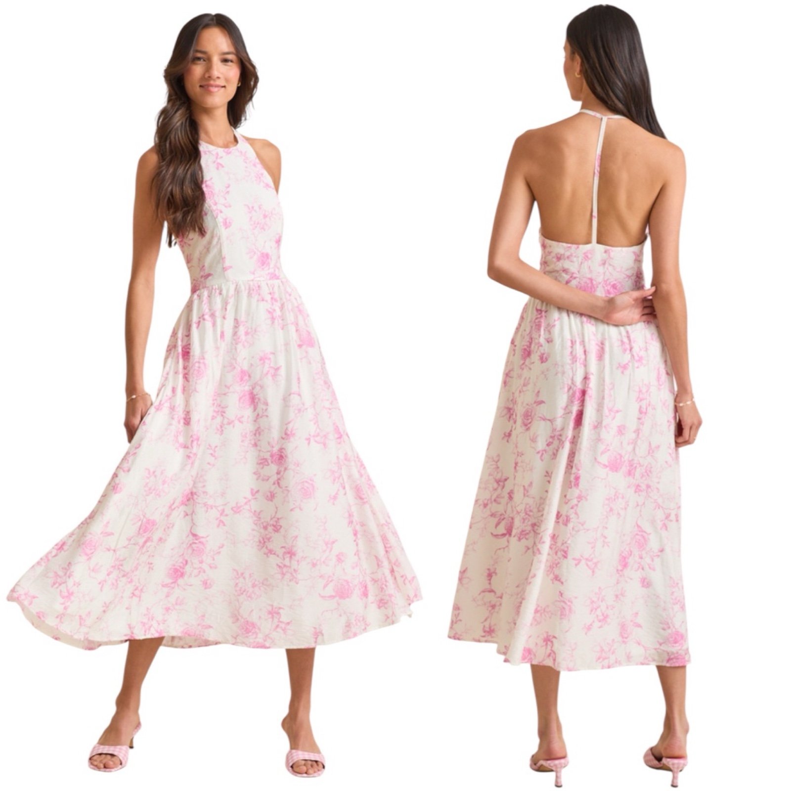 Altar’d State Nikolet Floral Maxi Dress NWT