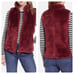 J.Crew Plush Fleece Excursion Vest Crimson Maple