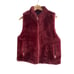 J.Crew Plush Fleece Excursion Vest Crimson Maple