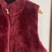J.Crew Plush Fleece Excursion Vest Crimson Maple