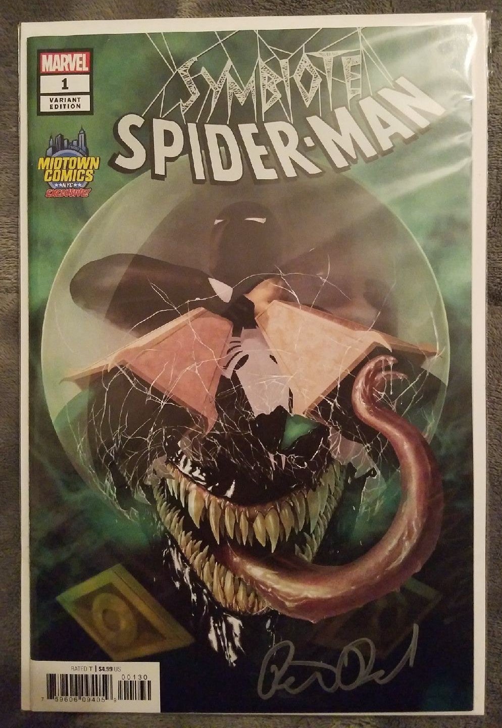 SYMBIOTE SPIDERMAN #1 SIGNED PETER DAVID