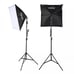 2x Photography Softbox Lighting Stand Photo Equipment Soft Box Studio Light Set