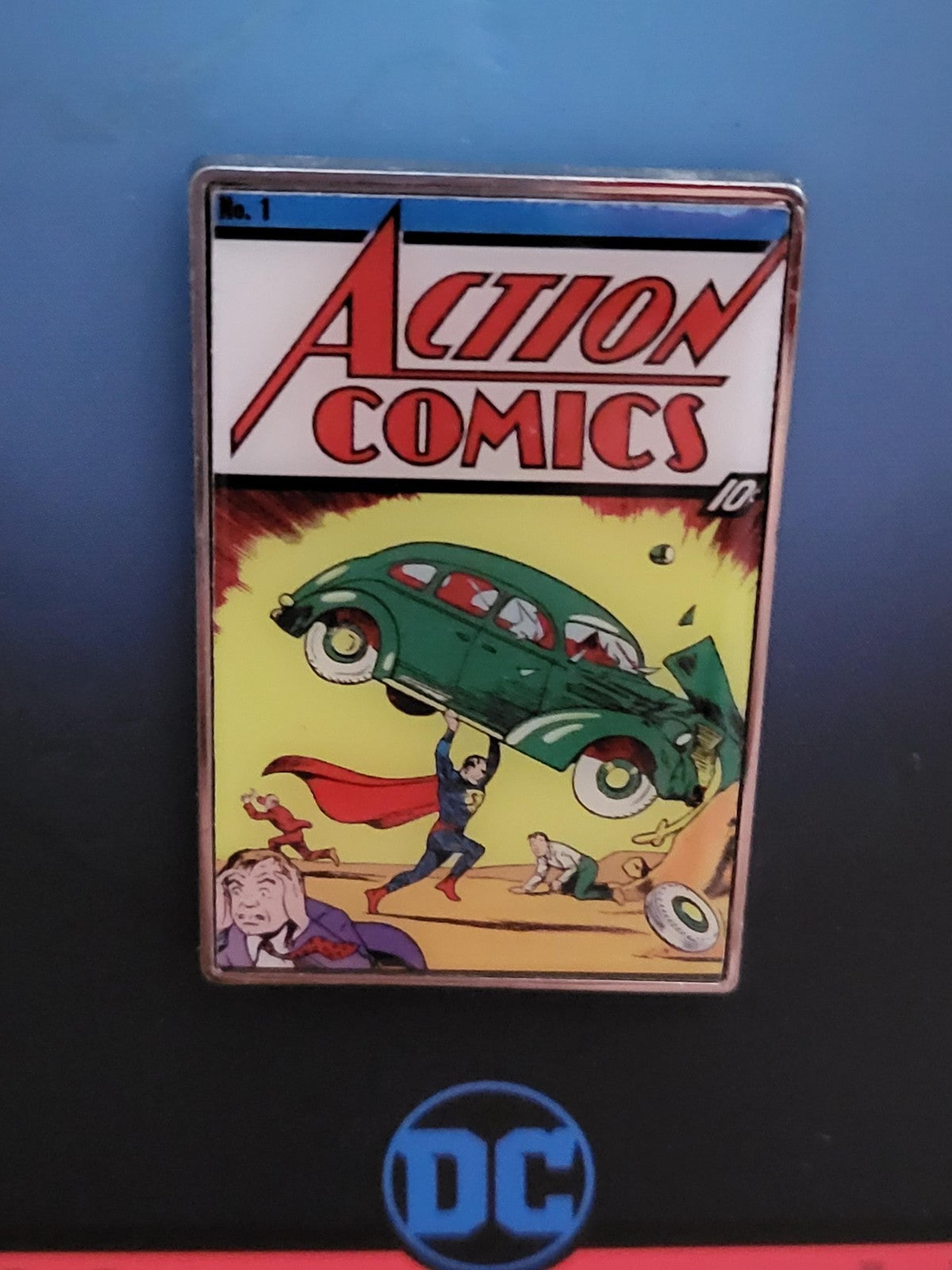 DC Comics Superman Action Comics Mini Enamel Metal Pin