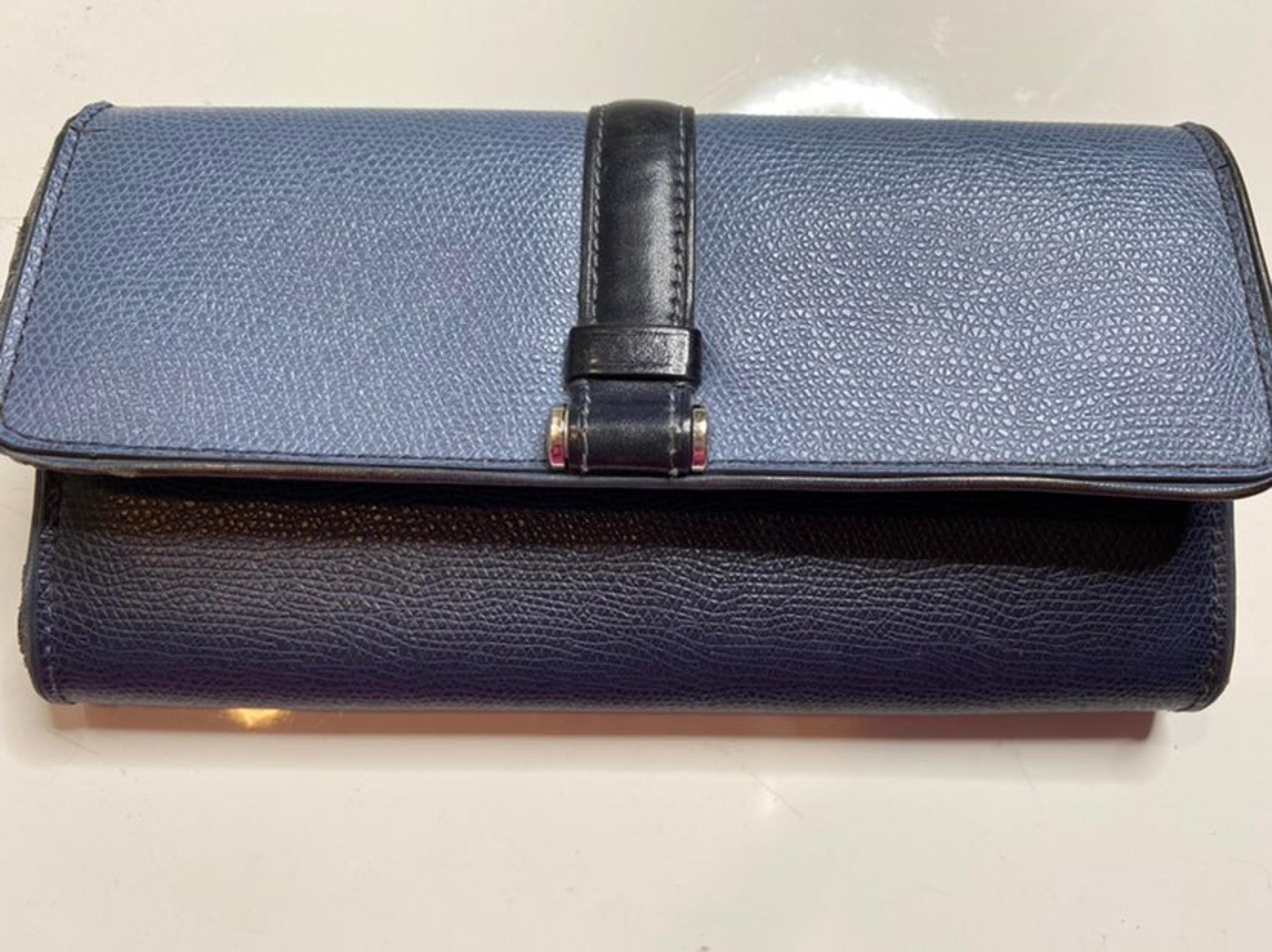 Women's TUMI Trifold Flap Pebbled Leather Wallet