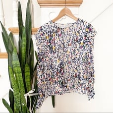 DEREK LAM printed ruffle detail buttons blouse 4