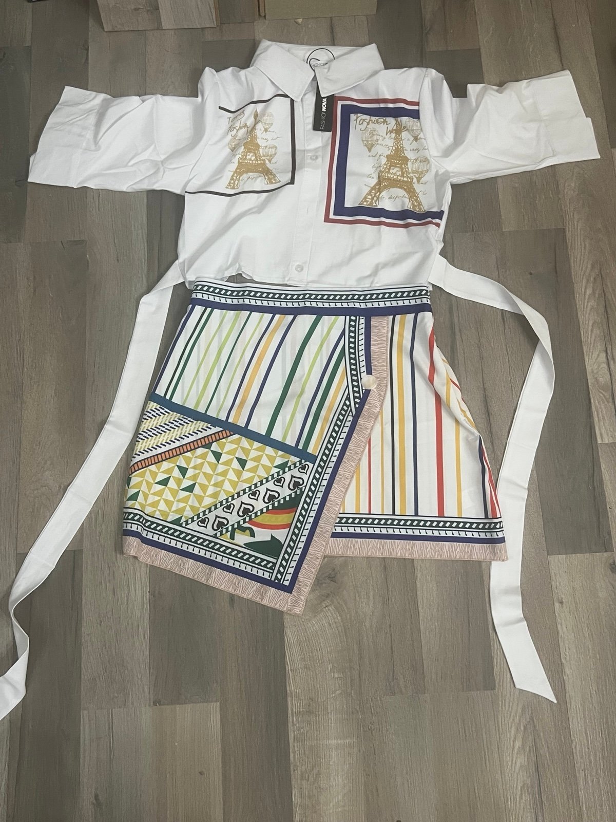 Paris dream skirt set