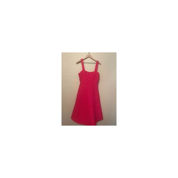 Anthropologie Maeve quilted Pink Dress-size 6