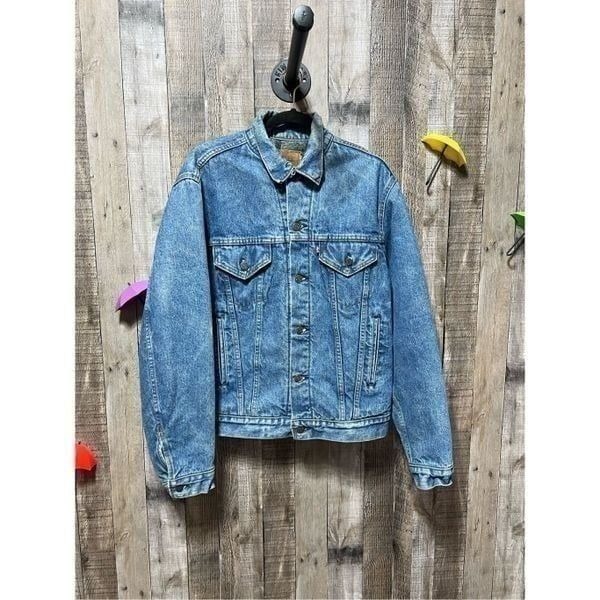 Levi’s Vintage Blanket Lined Denim Trucker Jacket