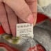 Gudrun Sjoden 100% Lambswool Striped Cardigan Sweater Women Small Cream Grey