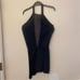 WEISSMAN Dance Costume black lyrical Halter Dress With Half Skirt D10767 MA