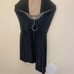WEISSMAN Dance Costume black lyrical Halter Dress With Half Skirt D10767 MA
