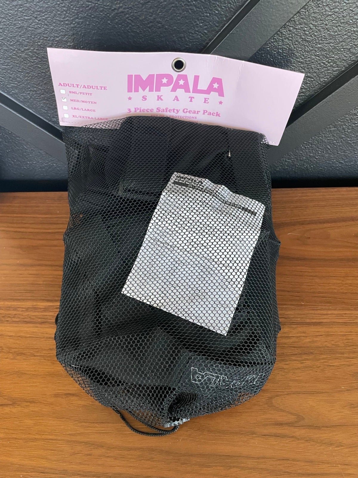 Impala Skate Pads- Black, Medium