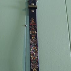 Leather belt