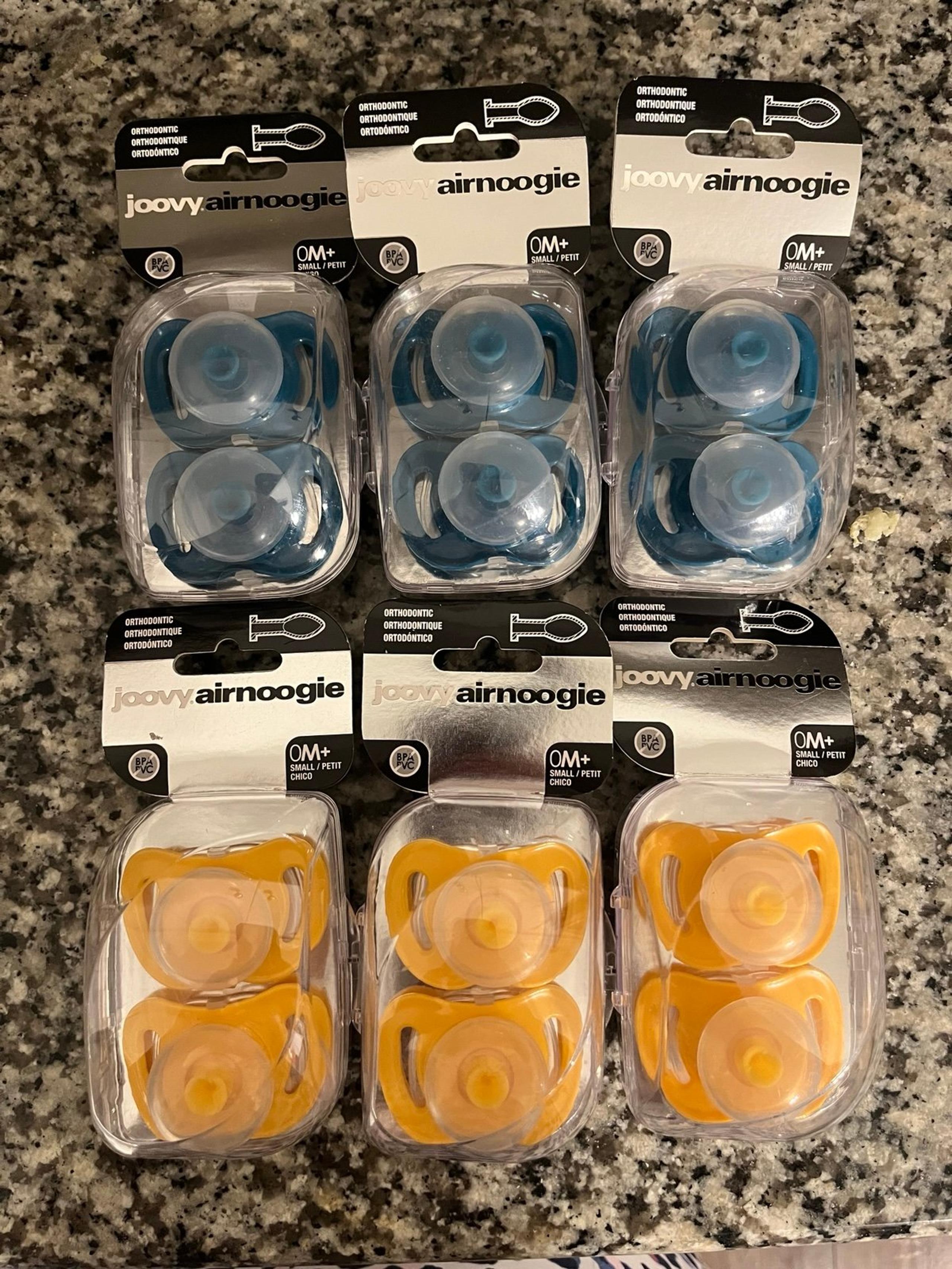 Joovy Airnoogie Orthodontic Baby Pacifiers