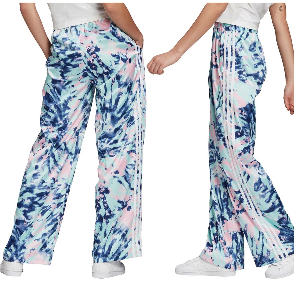 Adidas originals blue tie day pants