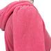 Juicy Couture 2000s Pink Terry Cloth Hoodie size Medium Made in USA Terrycloth