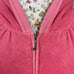 Juicy Couture 2000s Pink Terry Cloth Hoodie size Medium Made in USA Terrycloth