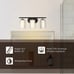 Sea Gull Lighting 41162-112 Oslo Three - Light Wall / Bath Vanity Style Fixture,