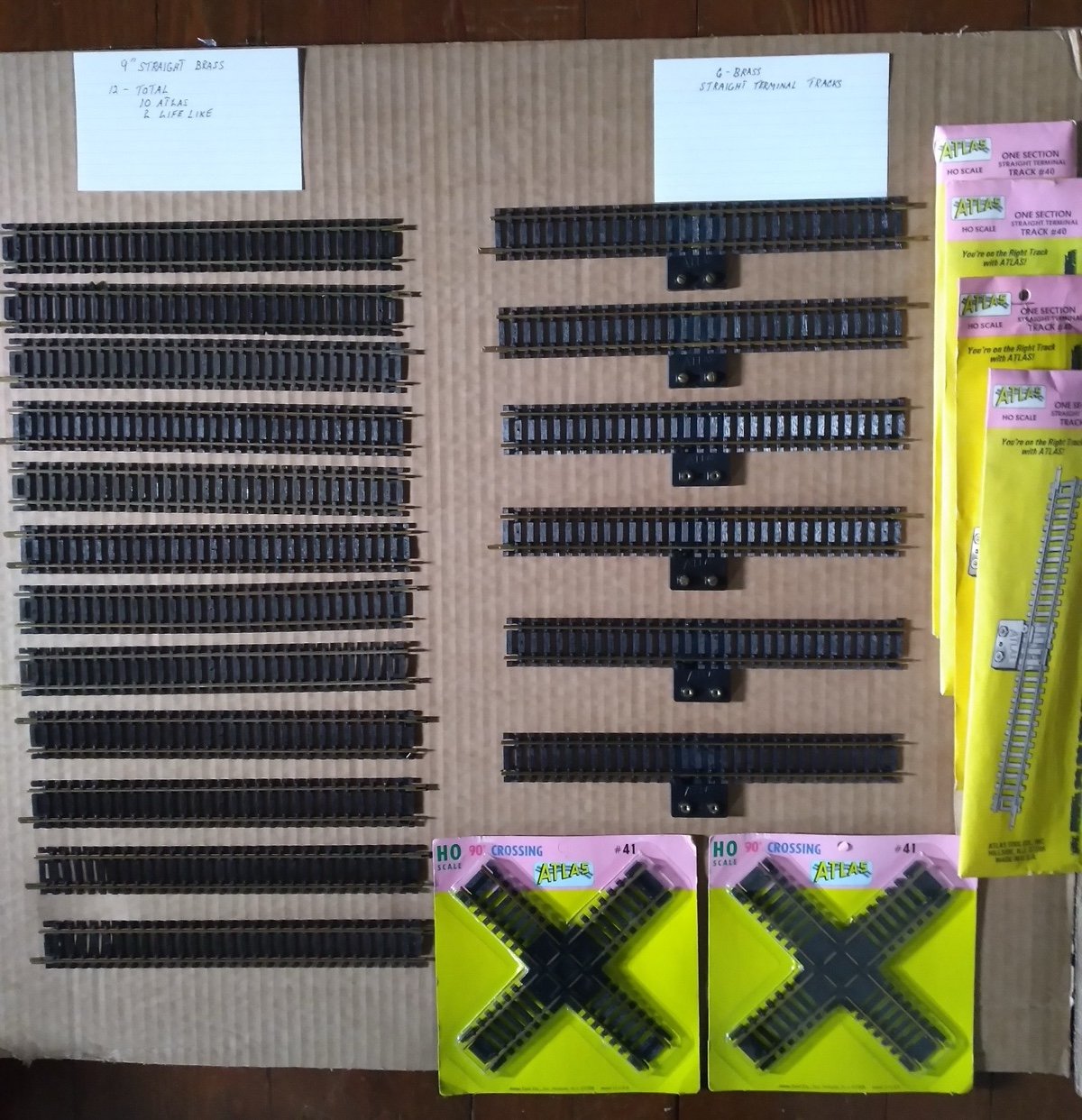 Train tracks - 63 pieces total