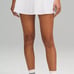 Lululemon Varsity HR Pleated Tennis Skirt color WHT Sz 6